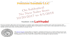 Desktop Screenshot of precisionsundials.com